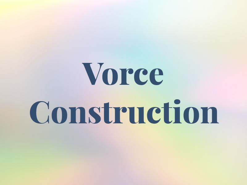 Vorce Construction