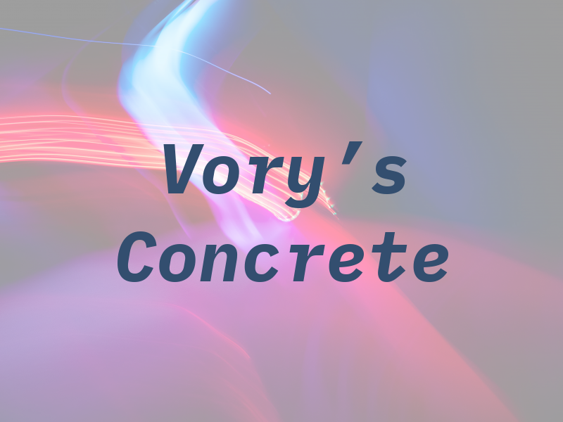 Vory's Concrete