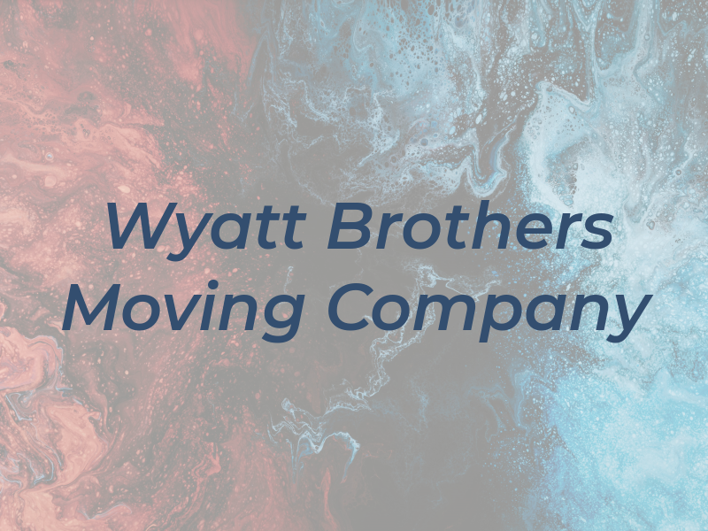 Wyatt Brothers Moving Company