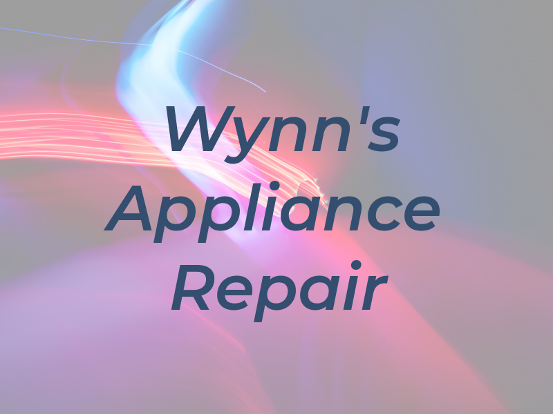Wynn's Appliance Repair