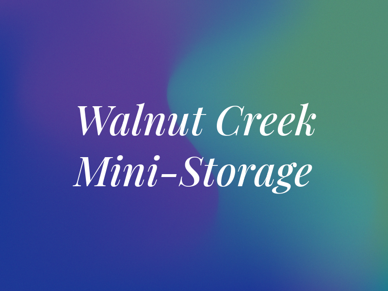 Walnut Creek Mini-Storage