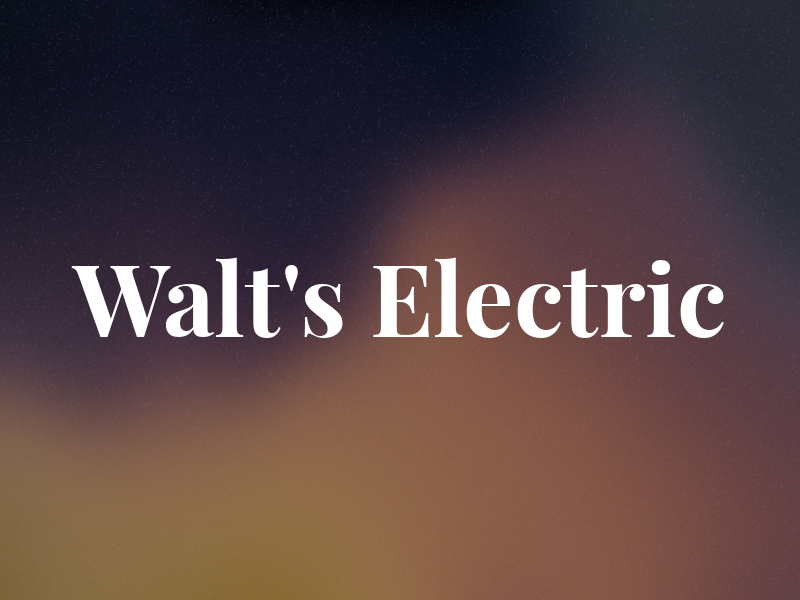 Walt's Electric