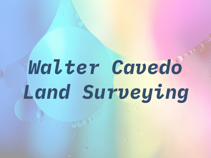 Walter B. Cavedo Land Surveying