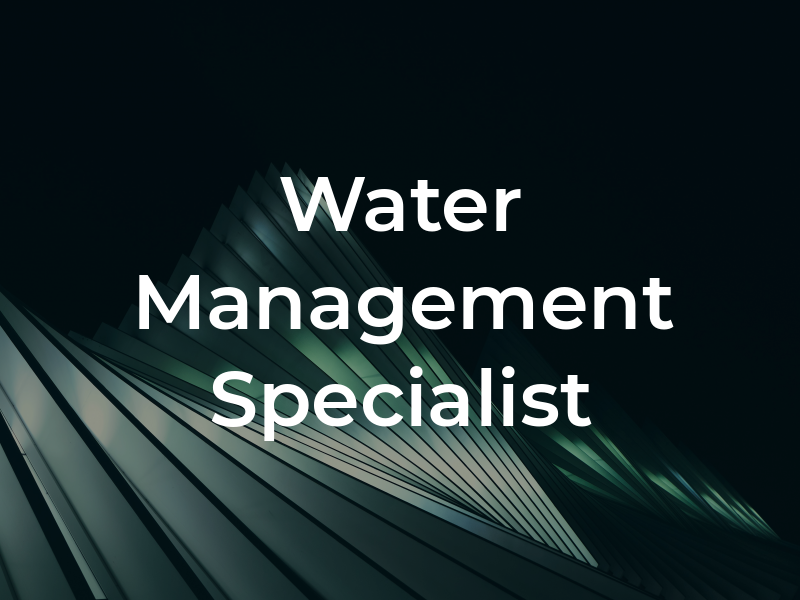Water Management Specialist