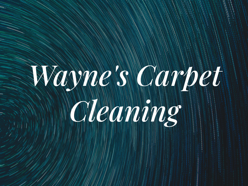 Wayne's Carpet Cleaning