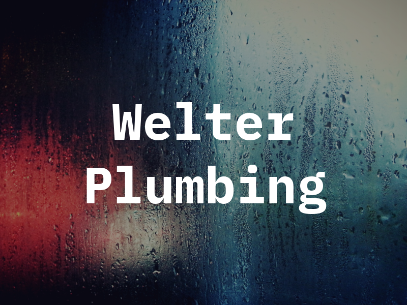 Welter Plumbing