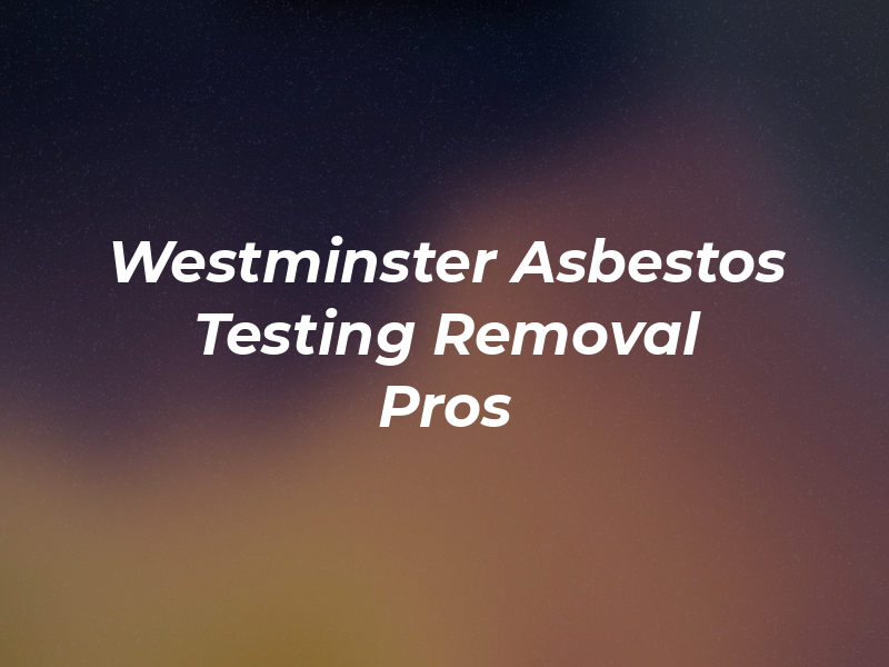 Westminster Asbestos Testing & Removal Pros