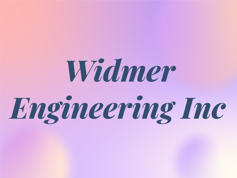 Widmer Engineering Inc