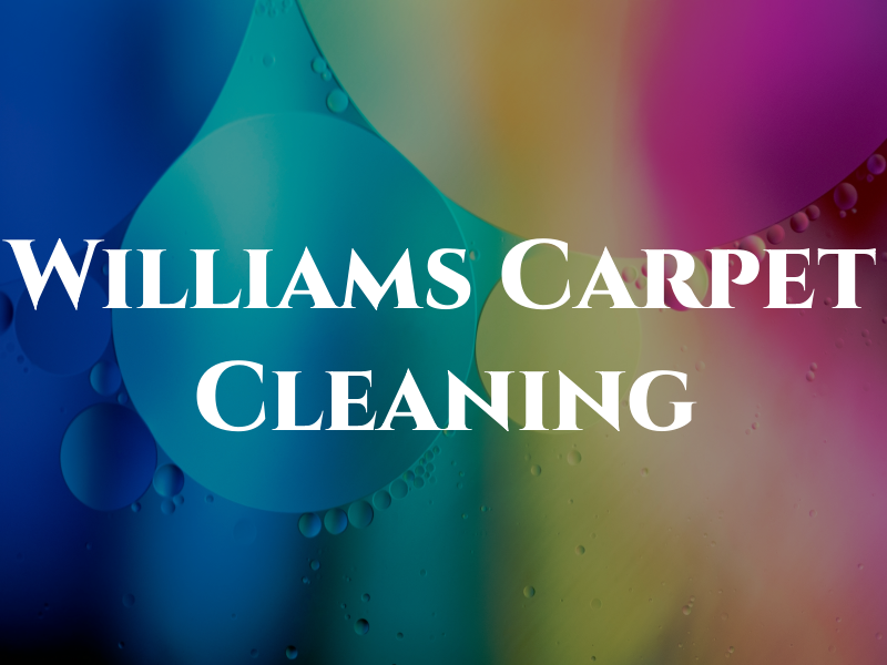 Williams Dry Carpet Cleaning