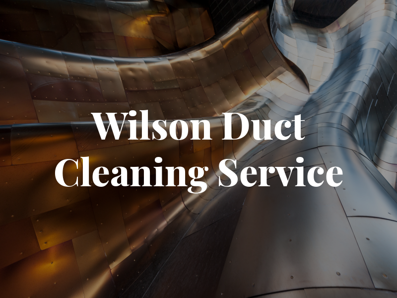 Wilson Duct Cleaning Service