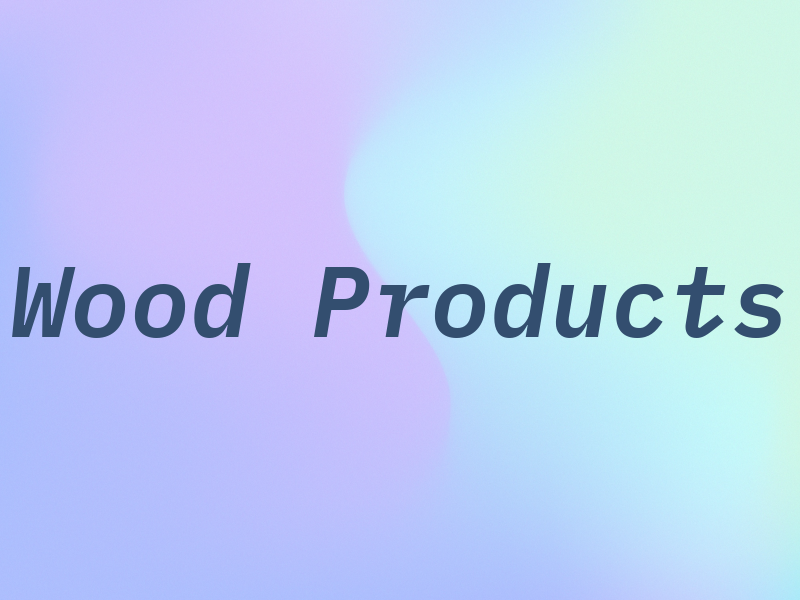 Wood Products