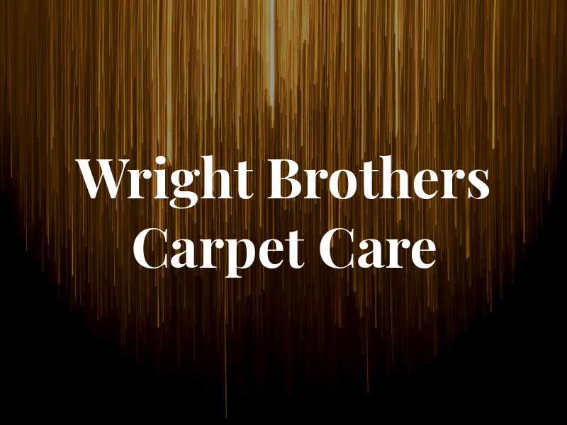 Wright Brothers Carpet Care