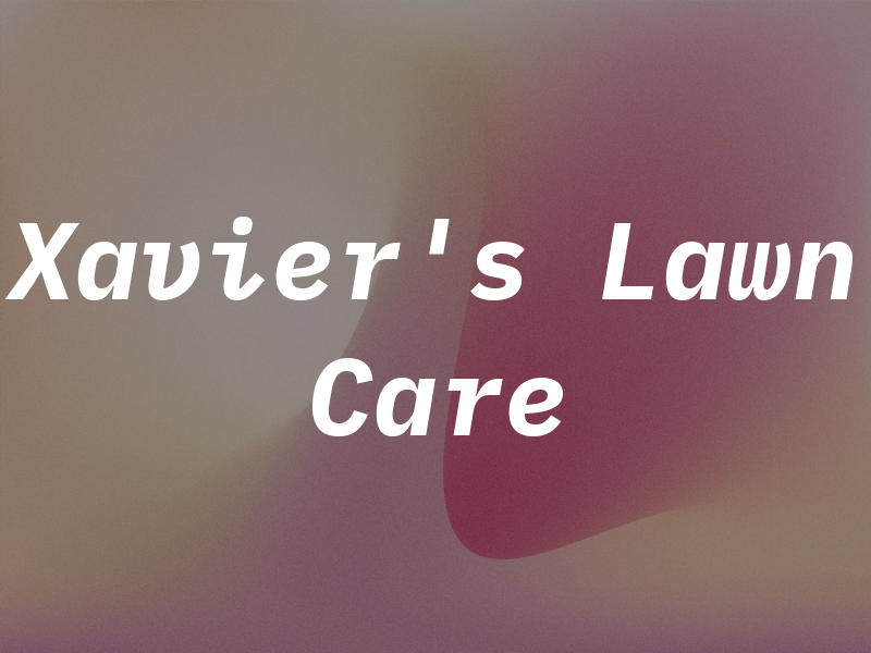 Xavier's Lawn Care