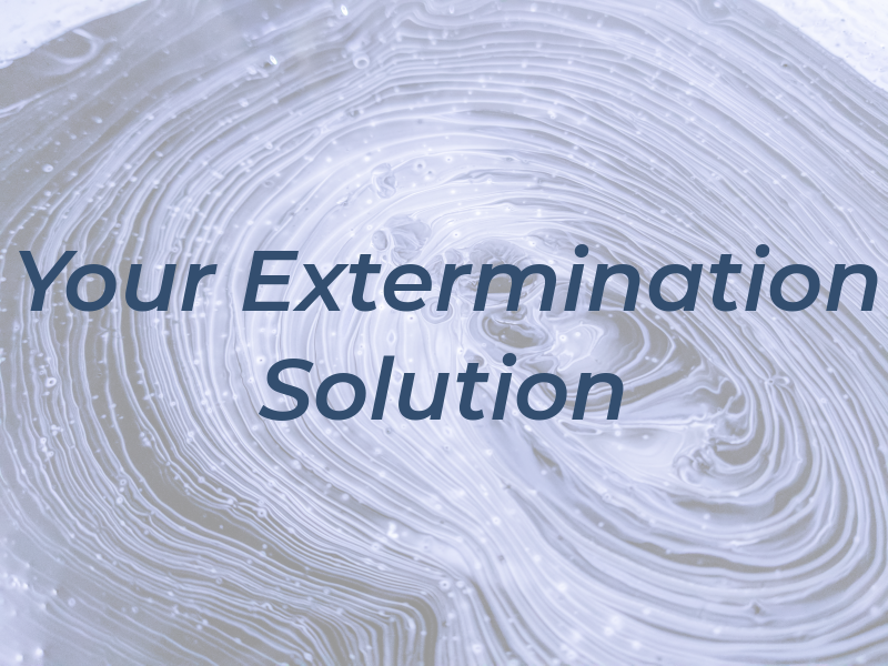 Your Extermination Solution