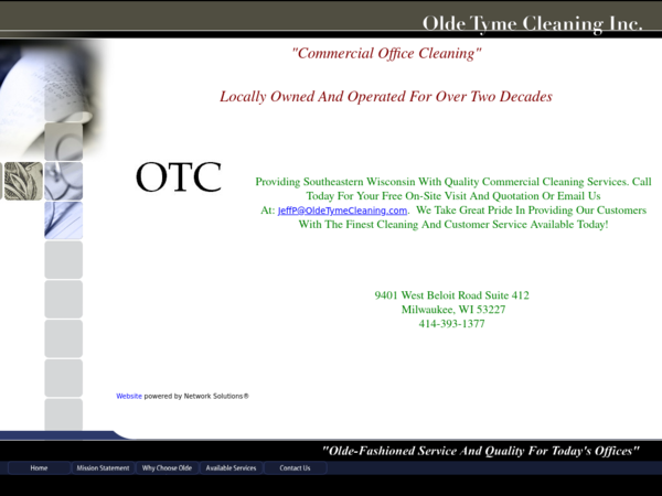 Olde Tyme Cleaning Inc.