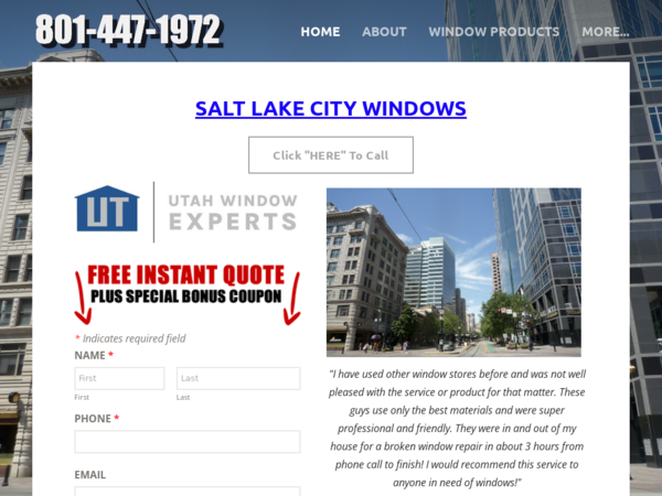 Salt Lake City Windows