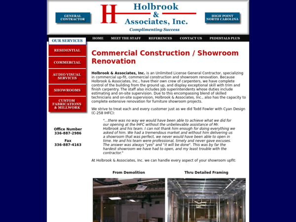Holbrook & Associates Inc