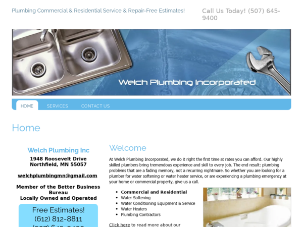 Welch Plumbing Inc