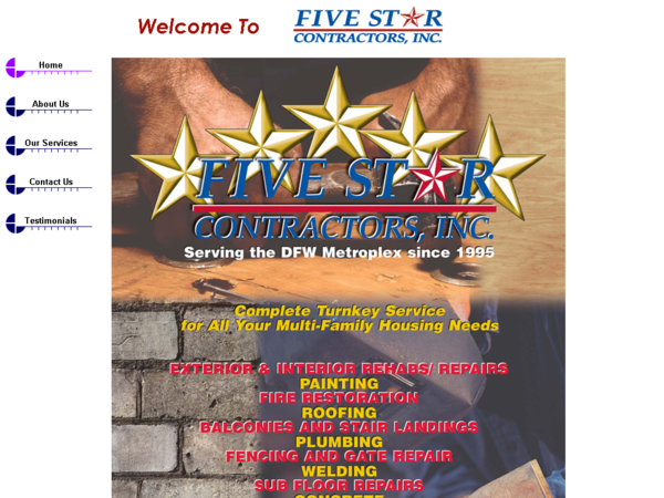 Five Star Contractors Inc