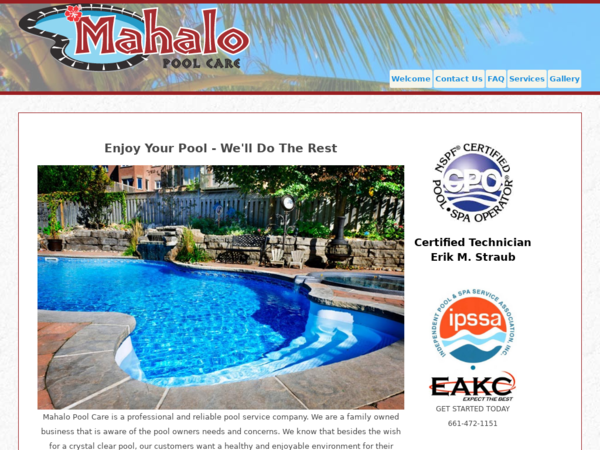 Mahalo Pool Care