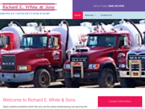 Richard E White & Sons