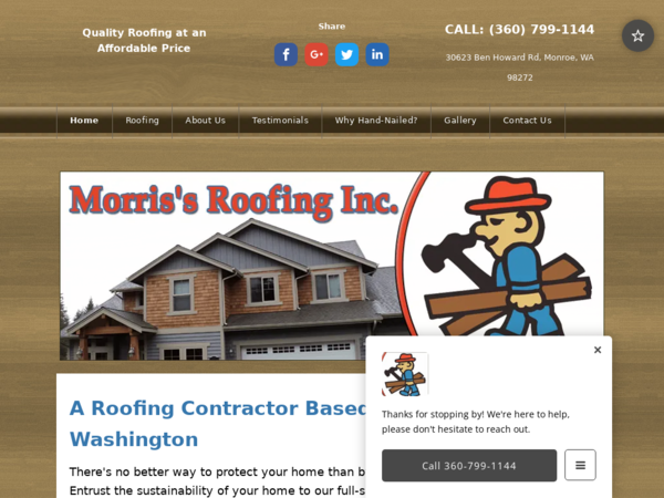 Morris's Roofing Inc