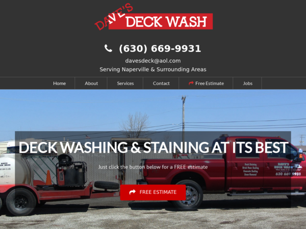 Dave's Deck Wash