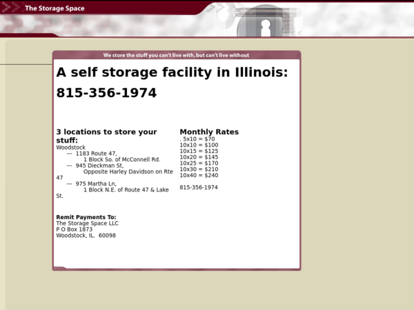 Storage Space