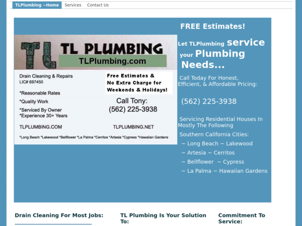 T I Plumbing Services Inc