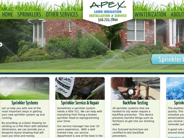 Apex Lawn Irrigation Inc