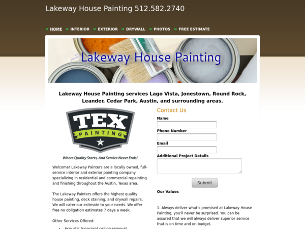 Lakeside House Painting