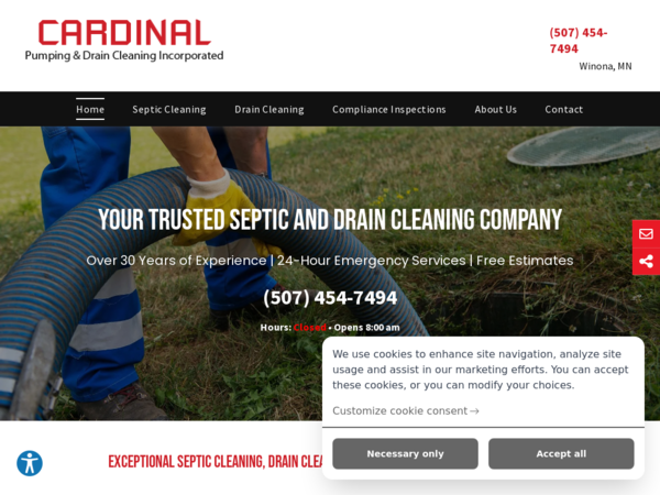 Cardinal Pumping & Drain Cleaning