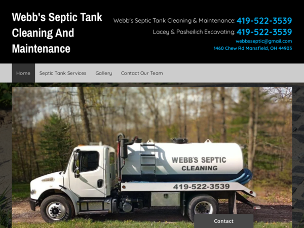 Webb's Septic Tank Cleaning & Maintenance