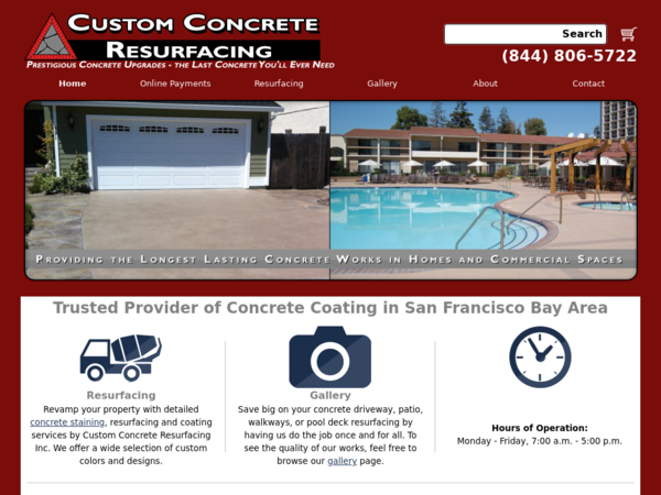 Custom Concrete Resurfacing Inc.