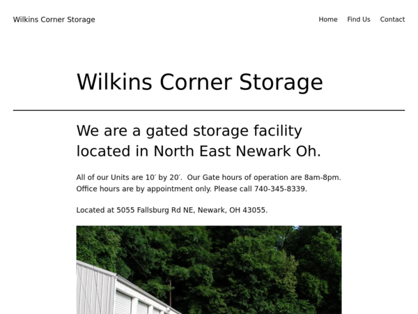 Wilkins Corner Storage