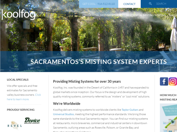 Koolfog Sacramento
