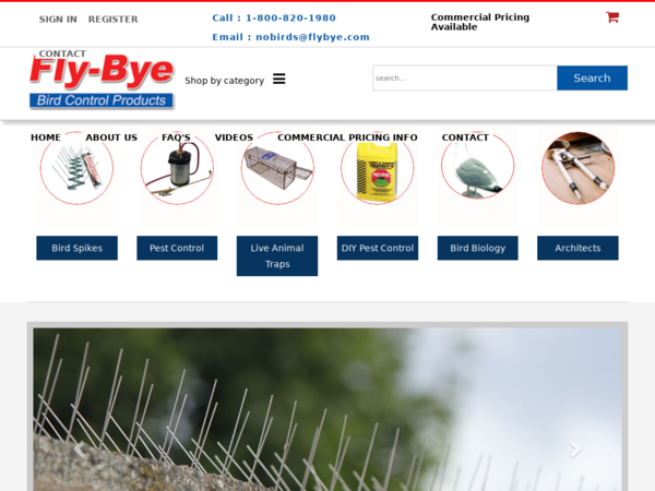 Fly Bye Bird Control Products