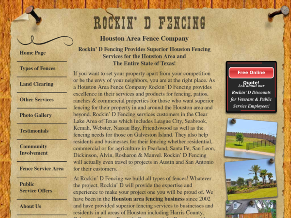 Rockin D Fencing