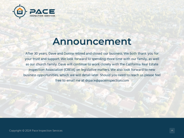 Pace Inspection Services