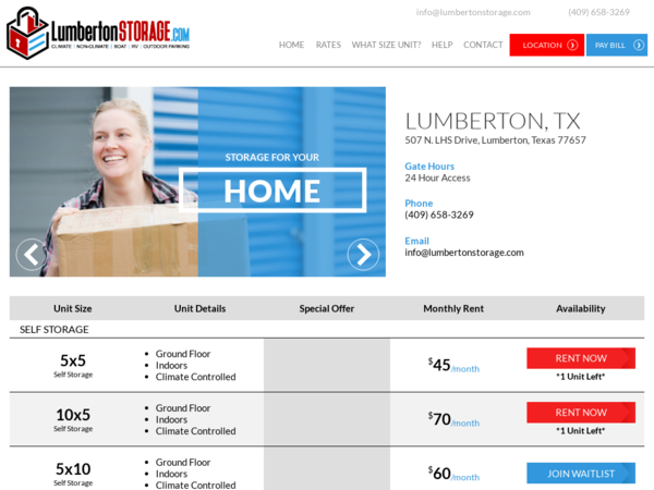 Lumbertonstorage.com