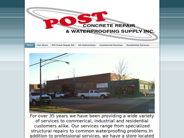 Post Concrete Repair & Supply