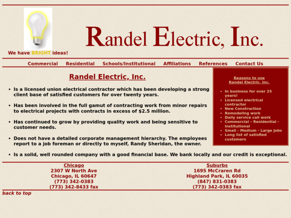 Randel Electric Inc