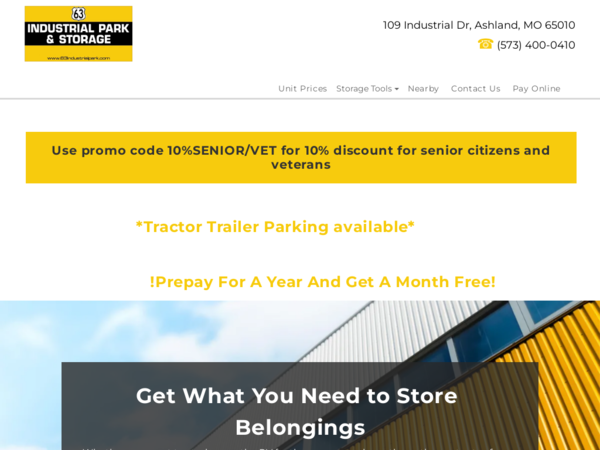 63 Industrial Park & Storage