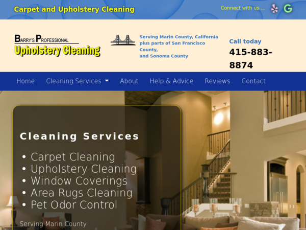 Barry's Professional Carpet and Upholstery Cleaning