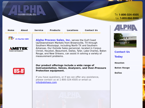 Alpha Process Sales Inc