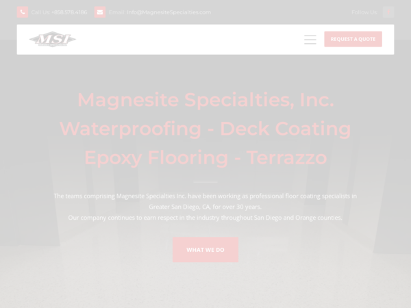 Magnesite Specialties Inc