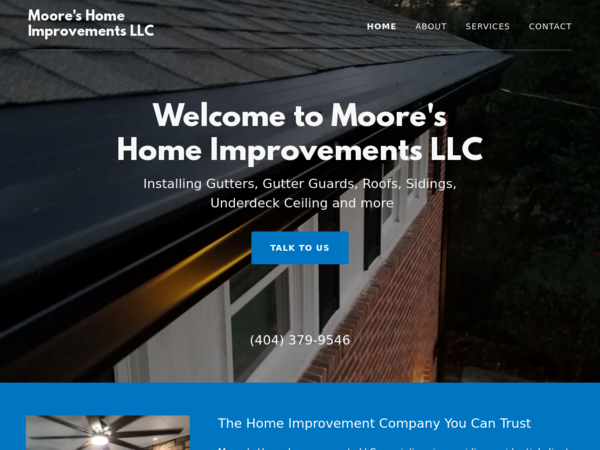 Moore's Home Improvements Gutters