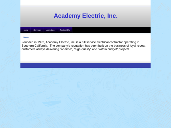 Academy Electric Inc