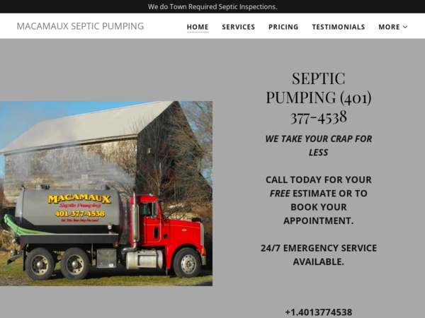 Macamaux Septic Pumping