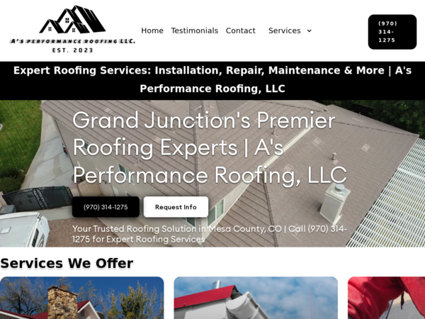 A's Performance Roofing LLC